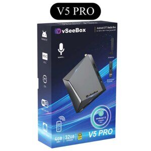 vSeeBox V5 Pro Android Streaming Box | Authorized Seller | Same-Day Ship